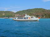 Tourist transport boat at the island Koh-Laan...