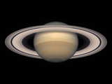 The planet Saturn...