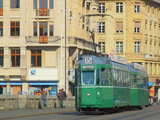 Tram BVB of Basel...